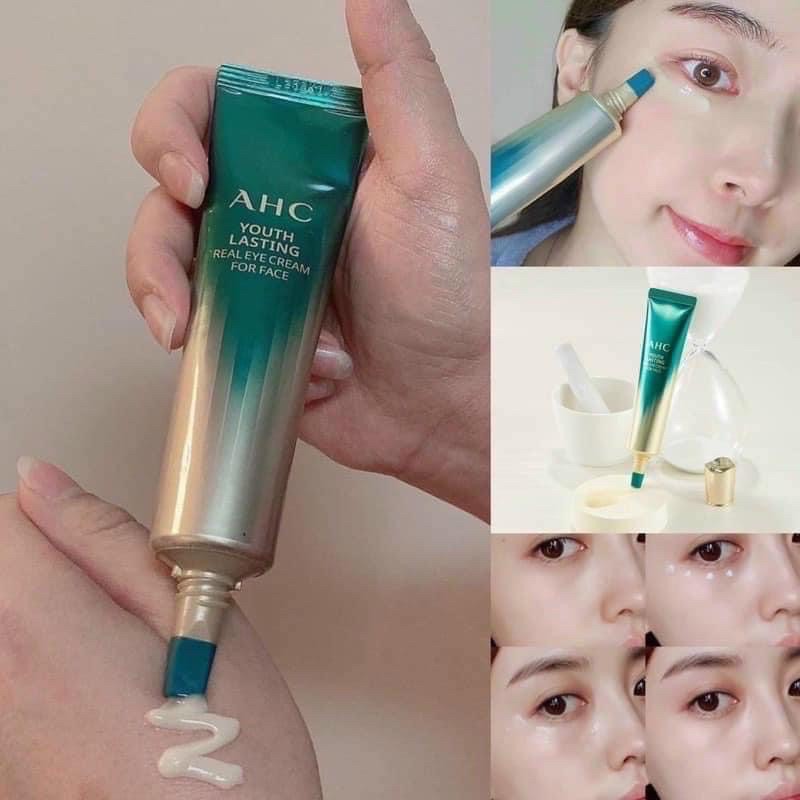 Kem Mắt AHC Ageless Real Eye Cream For Face nội địa Hàn Quốc