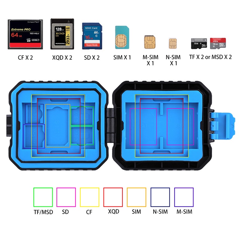 Hộp đựng thẻ nhớ PULUZ 11 trong 1 PU5001