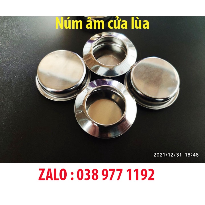 Tay nắm âm tròn, núm âm cửa giá tốt,chất liệu inox sáng bóng