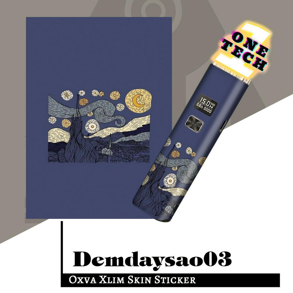 Miếng dán Skin demdaysao kim tuyến cho X.lim V2, rill X, SE, Favostix, Feelin, Flexus, Gotex, Ursa Nano, Origin Mini