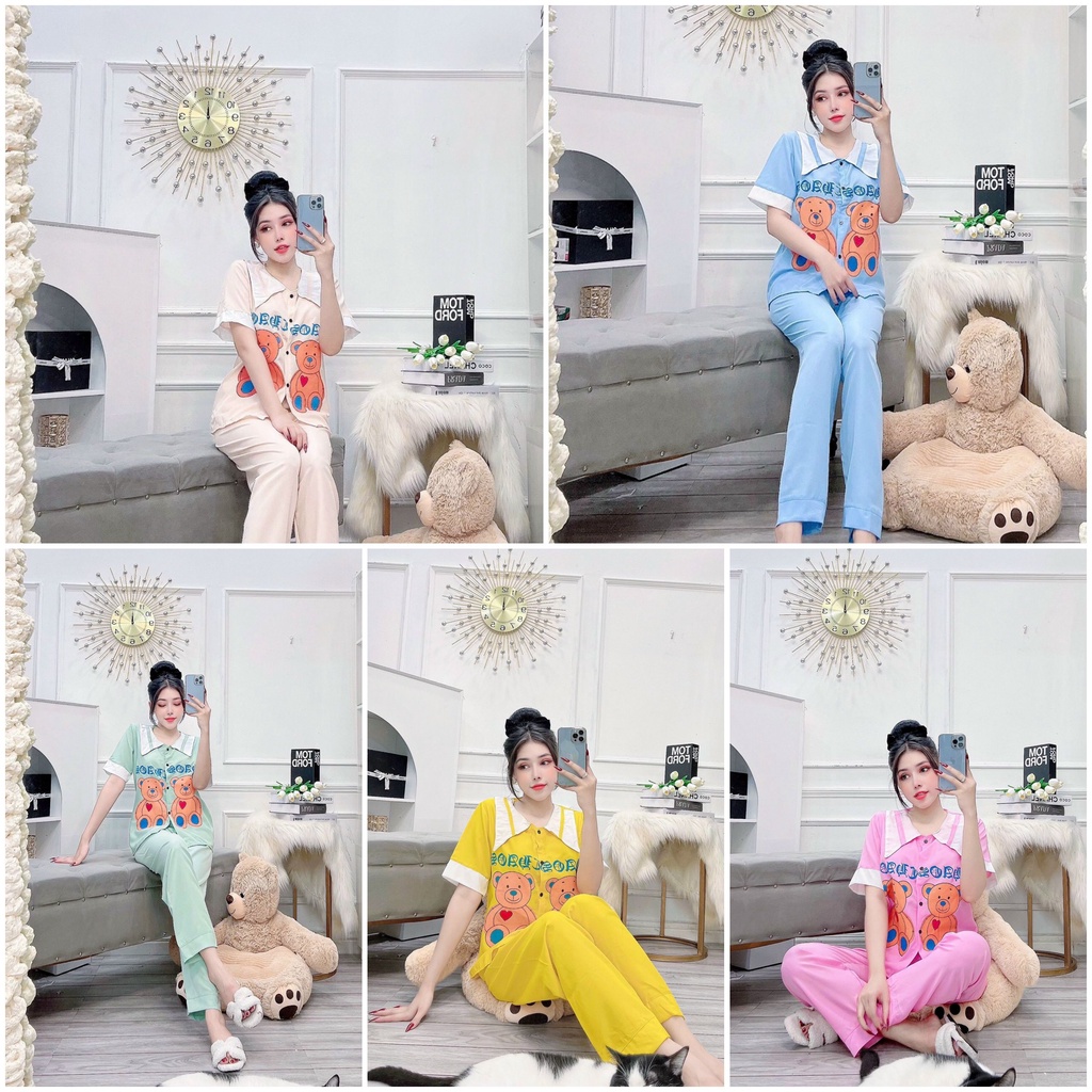 Đồ Bộ Nữ Set Bộ Mặc Nhà Cao Cấp Kiểu Dáng Dễ Thương