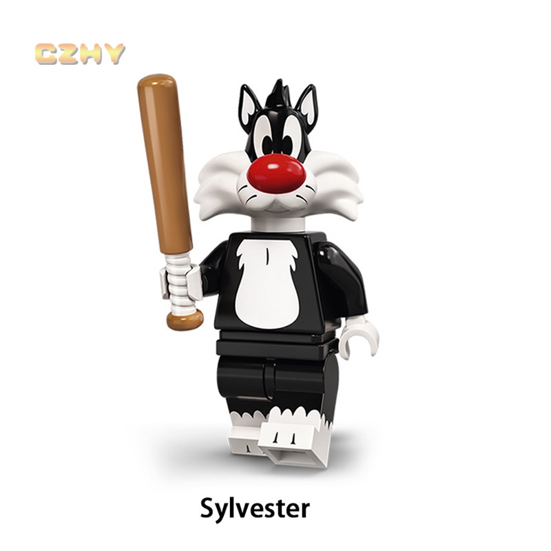 Bộ Đồ Chơi Lắp Ráp 3D Hình Bọ Rùa Bunny Marvin Daffy Duck Sylvester