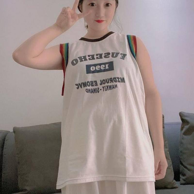 Áo Thun Ba Lỗ Thể Thao Dáng Rộng Thời Trang Mùa Hè Dành Cho Nữ