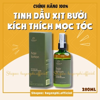Xịt bưởi mọc tóc, xịt dưỡng tóc hair lotion, tinh dầu bưởi vijully, ngăn rụng tóc, kích mọc tóc nhanh dài, phục hồi tóc