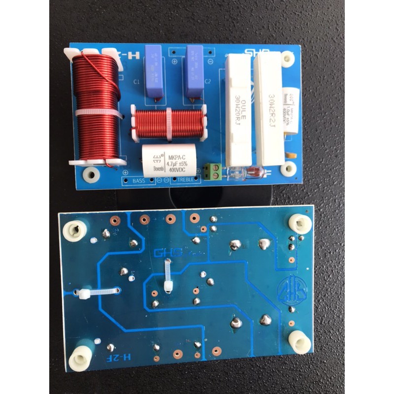 Mạch phân tần Full đơn  H-2F / lọc loa 2 Way 1 treble 1 bass 40