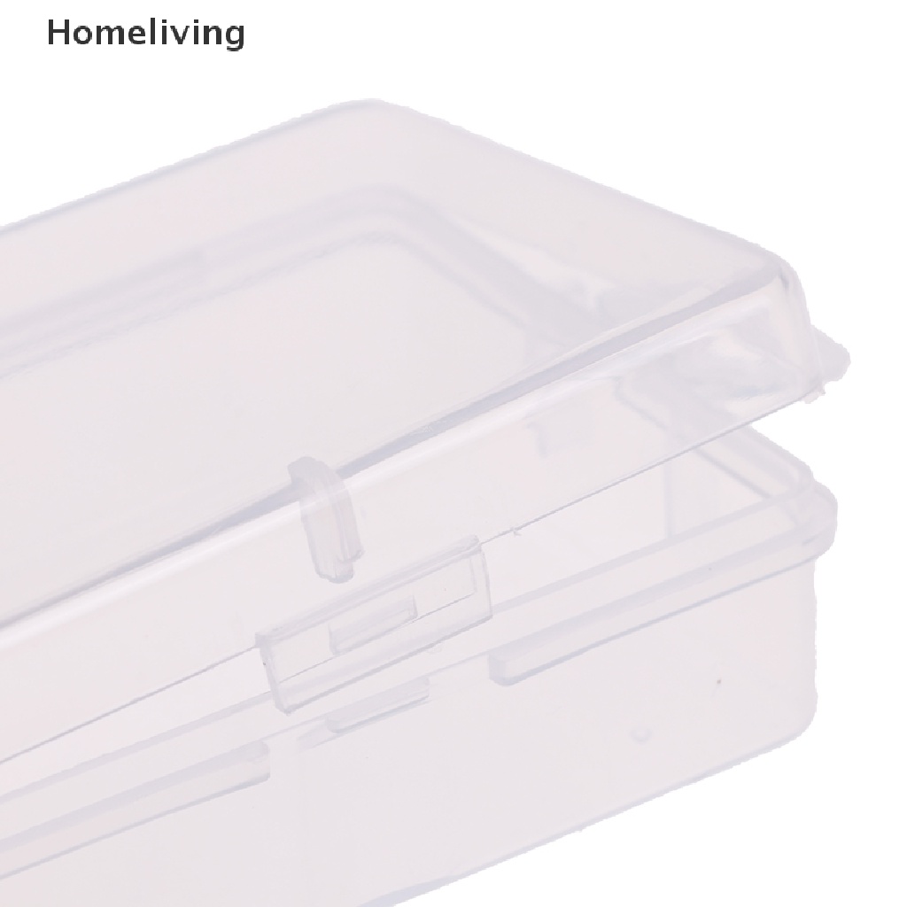 Set 10 Hộp Nhựa Trong Suốt Hình Chữ Nhật Đựng Trang Sức Tiện Dụng