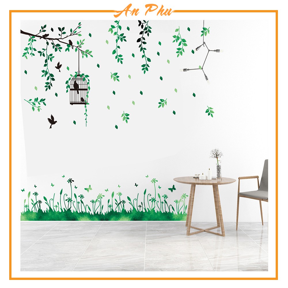 Decan Dán Tường An Phú Decor Lồng Chim