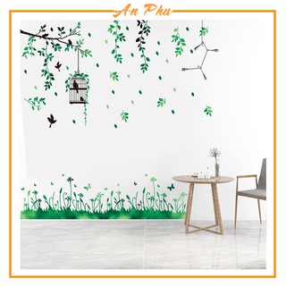 Decan Dán Tường An Phú Decor Lồng Chim
