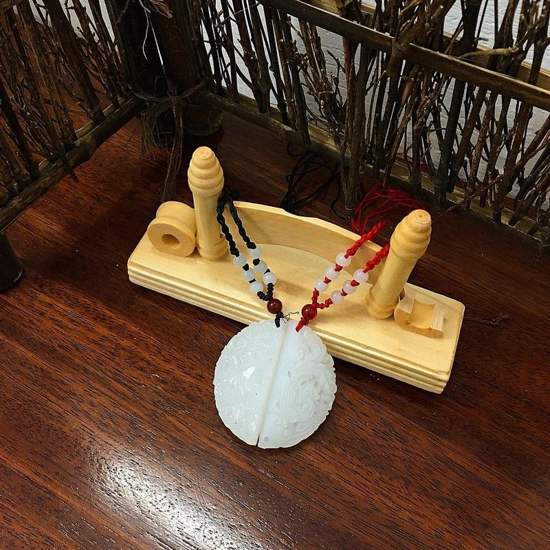 (1 cặp FULL) Vòng cổ long phụng Dây chuyền Ngọc bội cặp tình duyên cổ trang long phượng