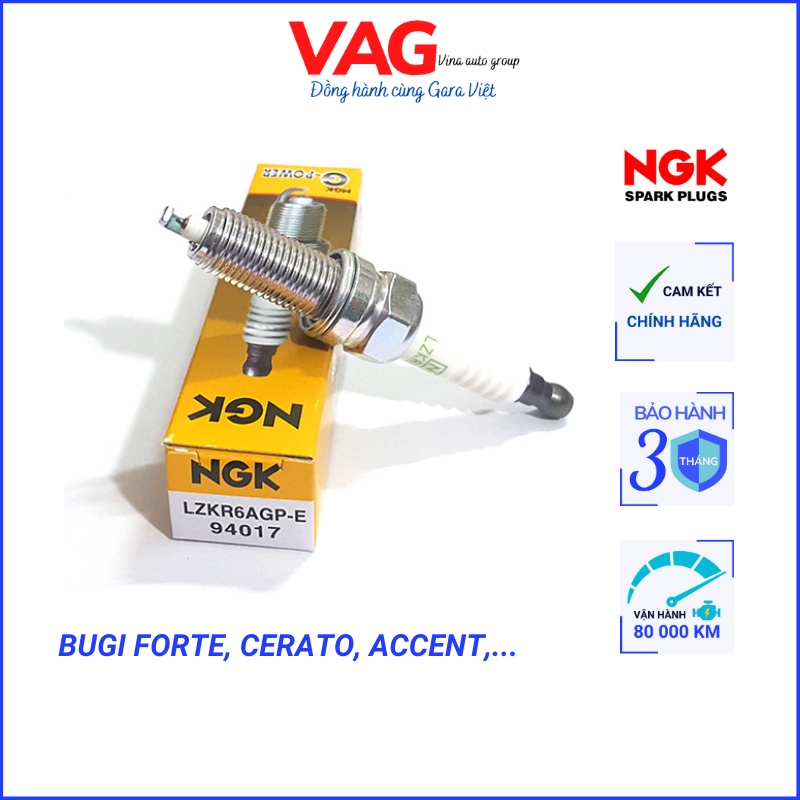 Bugi Accent, Cerato, k3, Rio, Forte 1600 cc - Bugi Morning, I10 1.2/1.0 Từ 2012- Nay Chính hãng KIA/ NGK