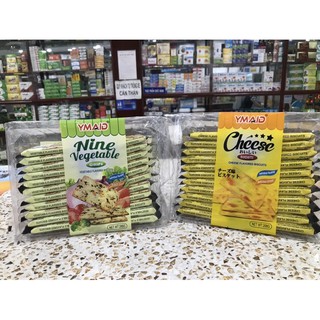 BÁNH HOA QUẢ XỐP NINE VEGETABLE BISCUITS YMAID 288gr