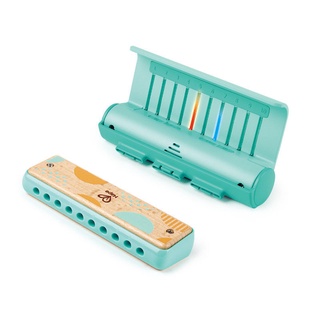 SHape ánh sáng cho trẻ em dạy học harmonica âm nhạc mới bắt đầu giai điệu sinh cụ bằng gỗ món quà