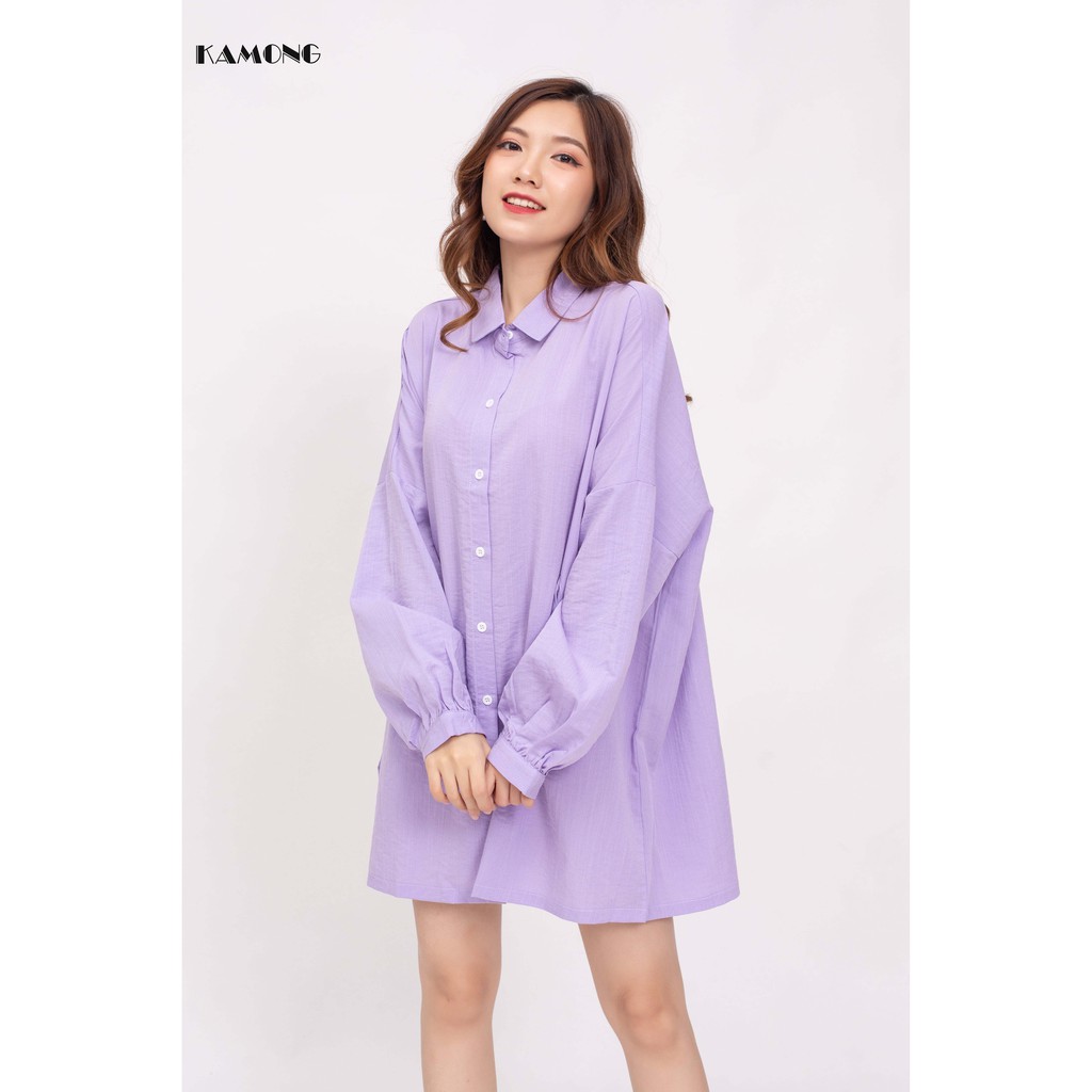Áo sơ mi unisex túi mổ khoác nhẹ KAMONG A059