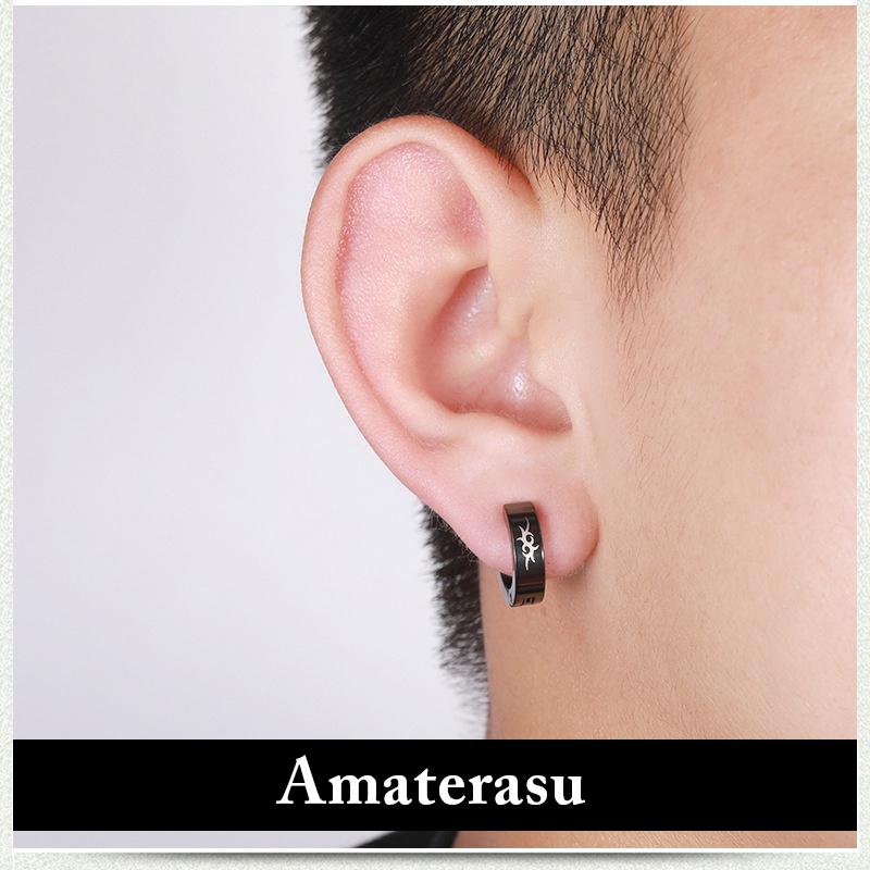 1 mảnh Thời trang Earwear Kẹp tai Bông tai Đeo tai Đàn ông Phụ nữ Vòng tai màu đen Punk Không gây dị ứng Không có lỗ thủng Thép không gỉ