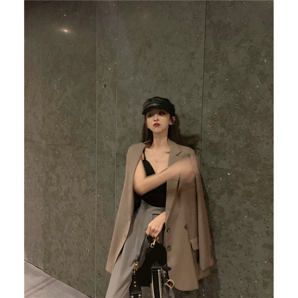 [SẴN]-Áo Blazer nâu trầm (C52)