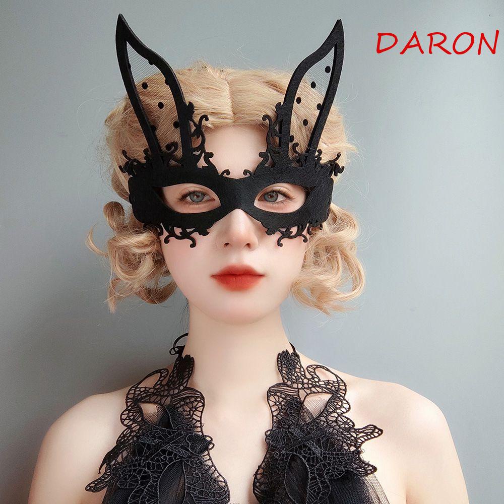 Mặt Nạ Hóa Trang Halloween Hình Thỏ Bunny Thời Trang