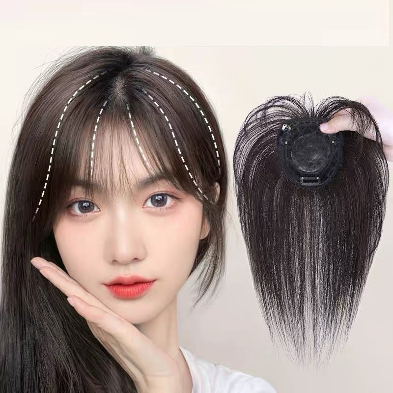 Tóc giả mái che hói cao cấp chất tơ tự nhiên như tóc thật