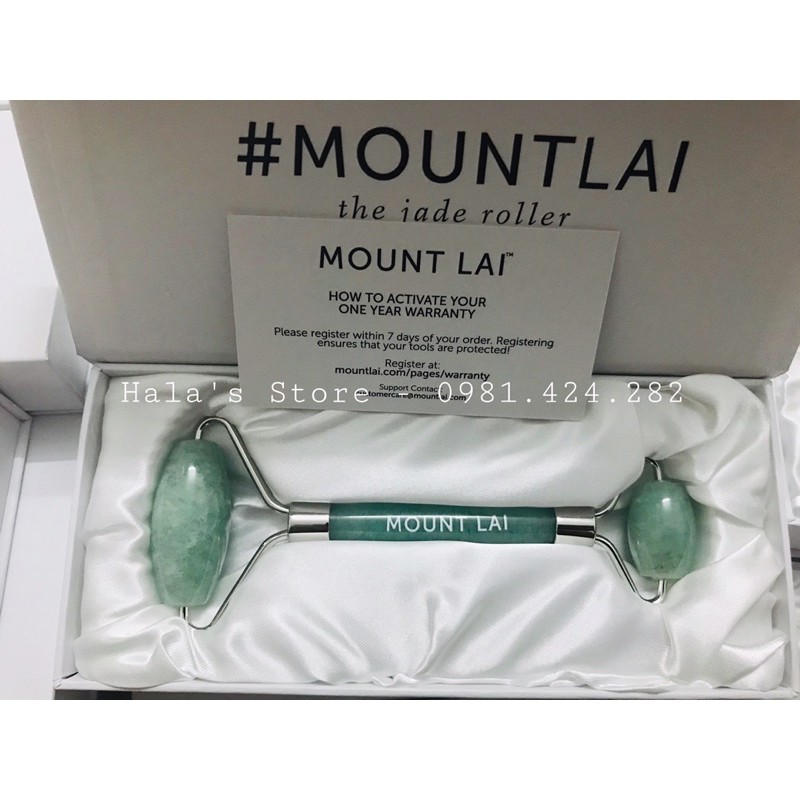 Mount Lai ✨ Đá lăn Facial Roller và Gua sha massage mặt ngăn ngừa lão hoá