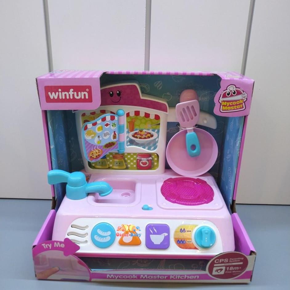 Bộ đồ chơi nấu ăn - nhập vai đầu bếp tài ba Winfun 0755G: Kích thích phát triển ngôn ngữ - xã hội và sự sáng tạo cho bé