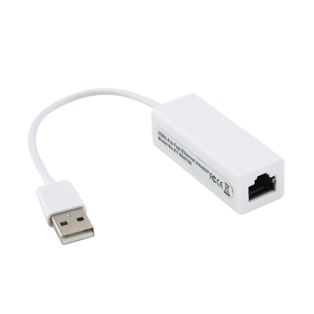 Đầu chuyển USB To LAN RJ45 1081 - Màu trắng - Bảo hành 1 tháng