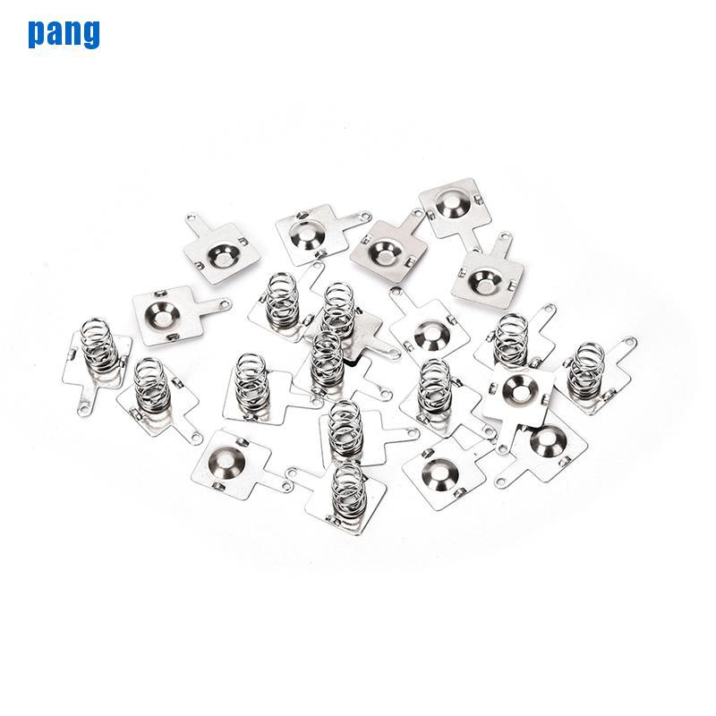 Set 10 cặp tấm lò xo bạc 14.5mm x 9mm chuyên dụng cho AA