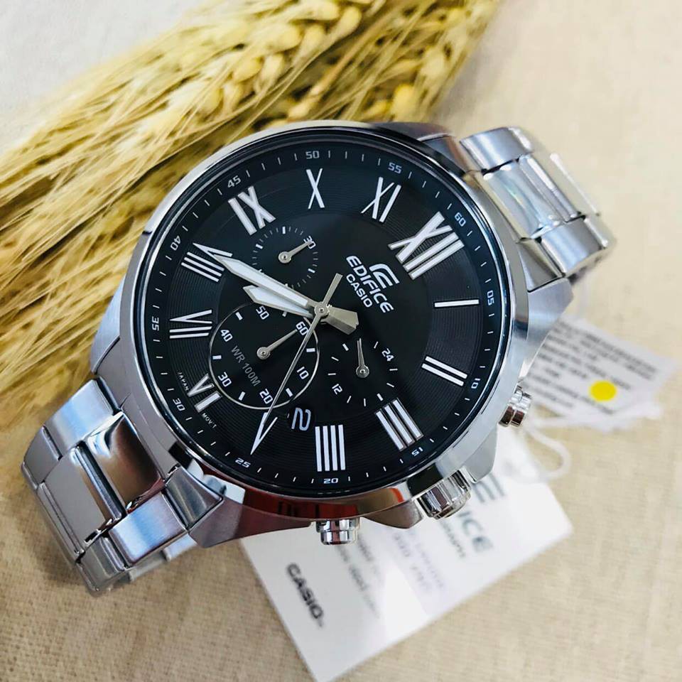 Đồng hồ nam dây kim loại Casio Anh Khuê EFV-500D-1AVUDF