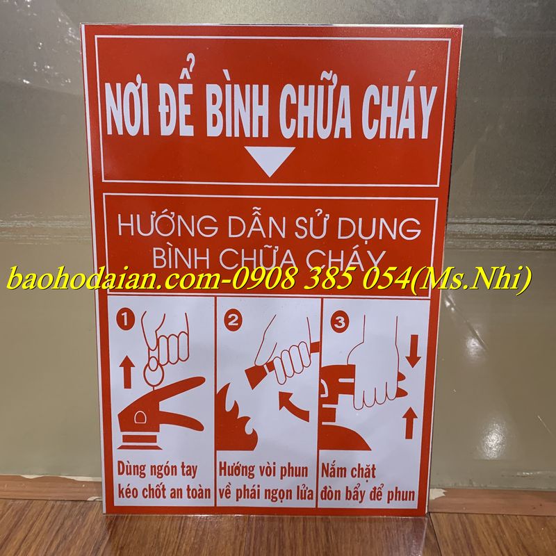 Bộ Nội Quy Tiêu Lệnh Phòng Cháy Chữa Cháy 4 Tấm