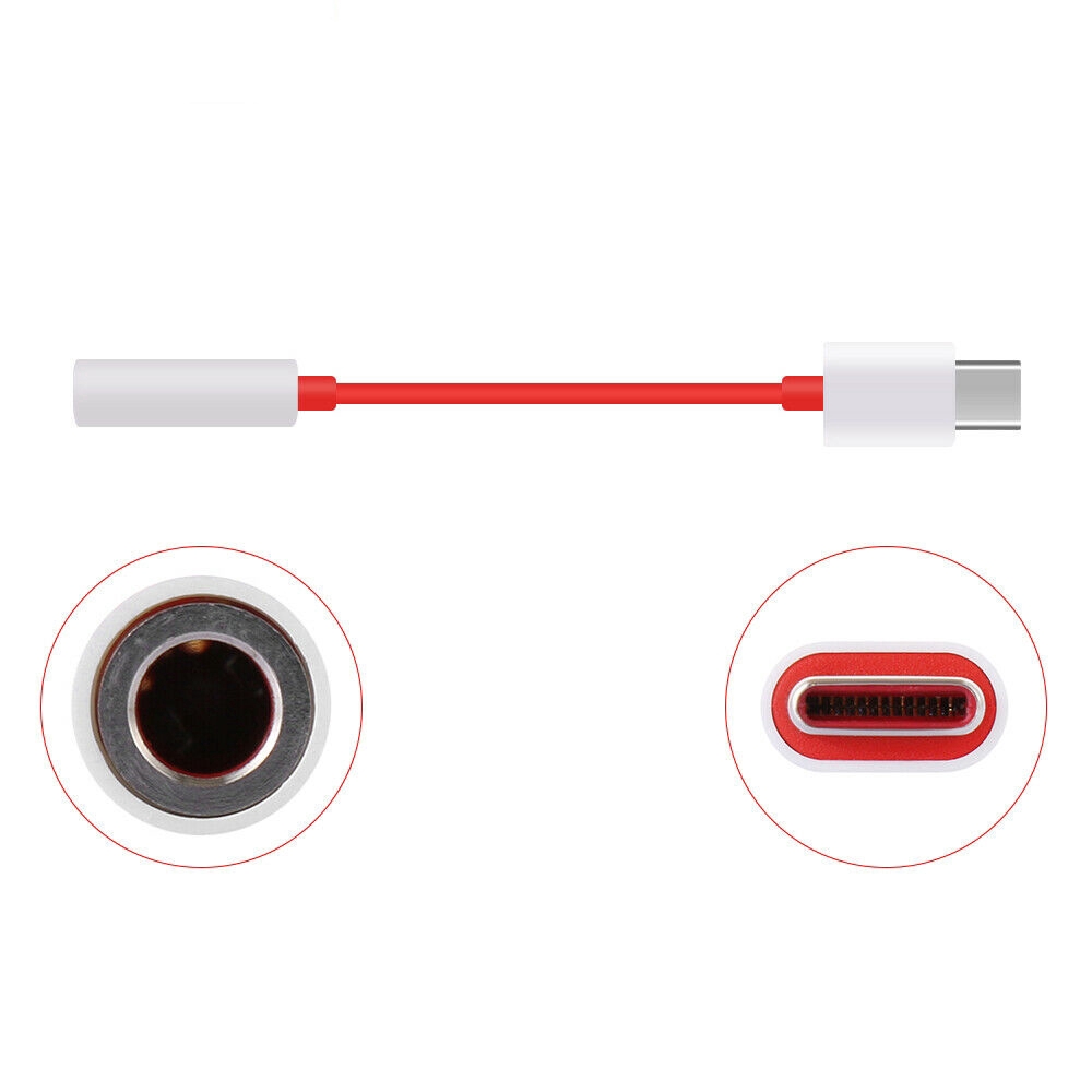 Dây cáp chuyển đổi tai nghe USB loại C 3.5mm dành cho điện thoại OnePlus 6t