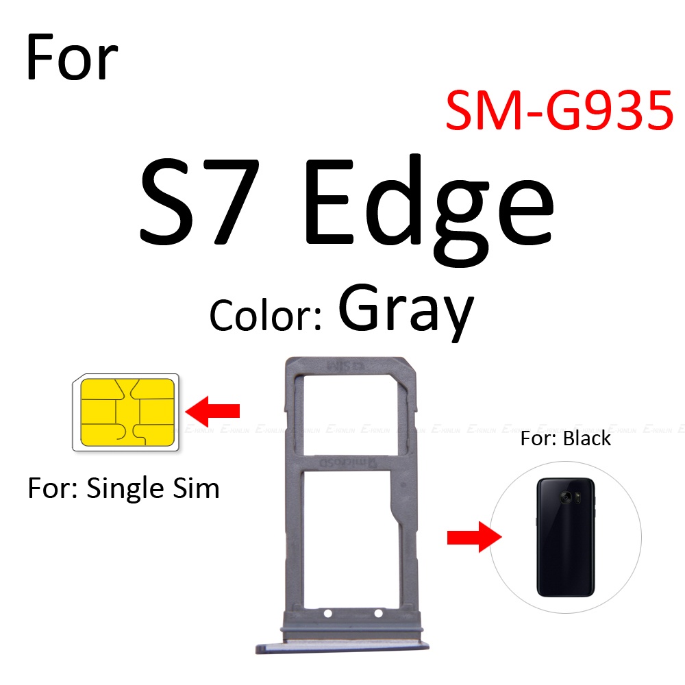Khay Đựng Thẻ Micro SD / Sim Cho Samsung Galaxy S7 Edge G930 G935