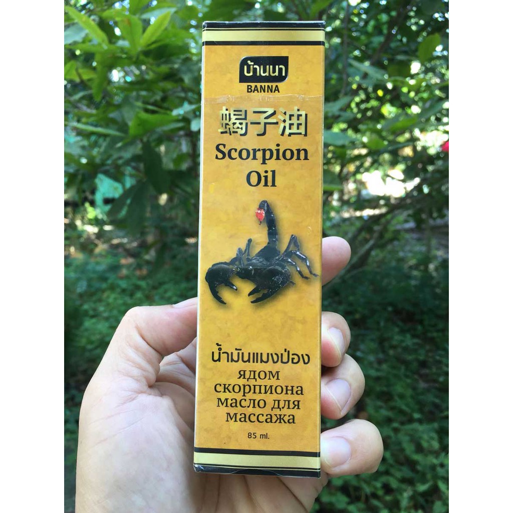 Chai xịt xoa bóp Bò Cạp (Scorpion) 85ml Thái Lan