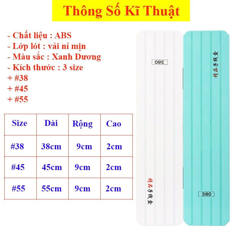 Hộp đựng lưỡi câu đài Câu Đôi, Thẻo câu cá in hình họa tiết phủ sơn 2,lớp