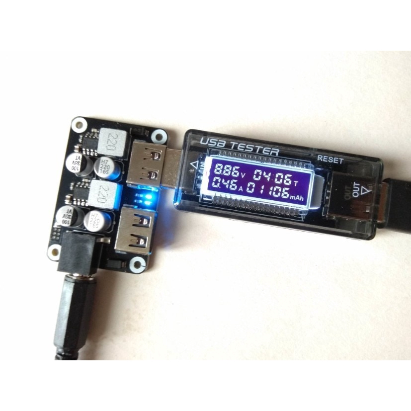 Mạch Hạ Áp Usb 3.0 Qc2.0 Dc-Dc 6-32v 9v 12v 24v Sang 5v