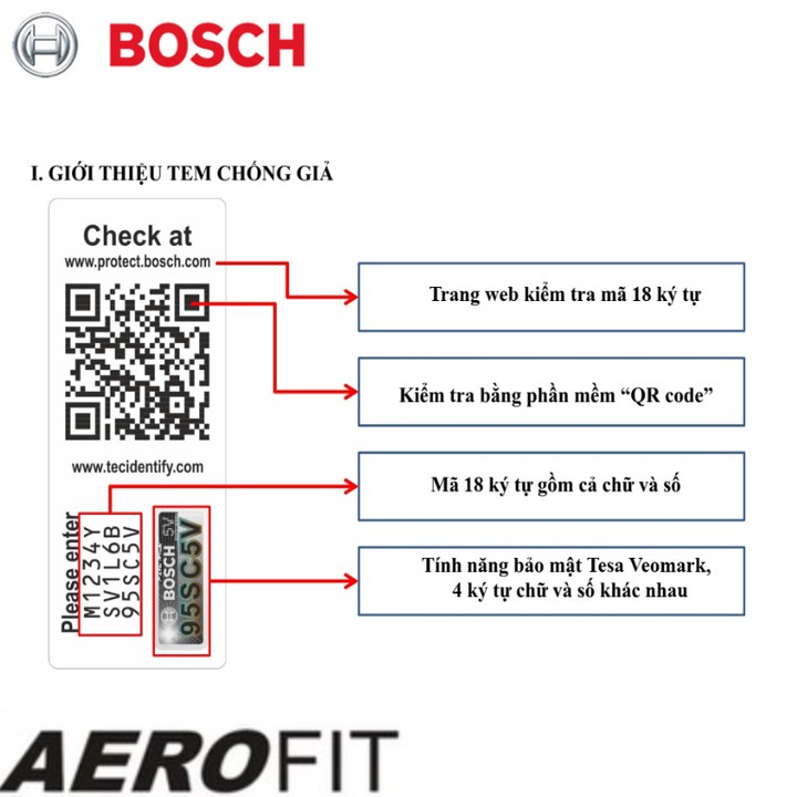 Thanh cần gạt nước mưa xe hơi xương mềm thương hiệu cao cấp Bosch. Kích thước từ 14 inch đến 26 inch - Hàng Chính Hãng