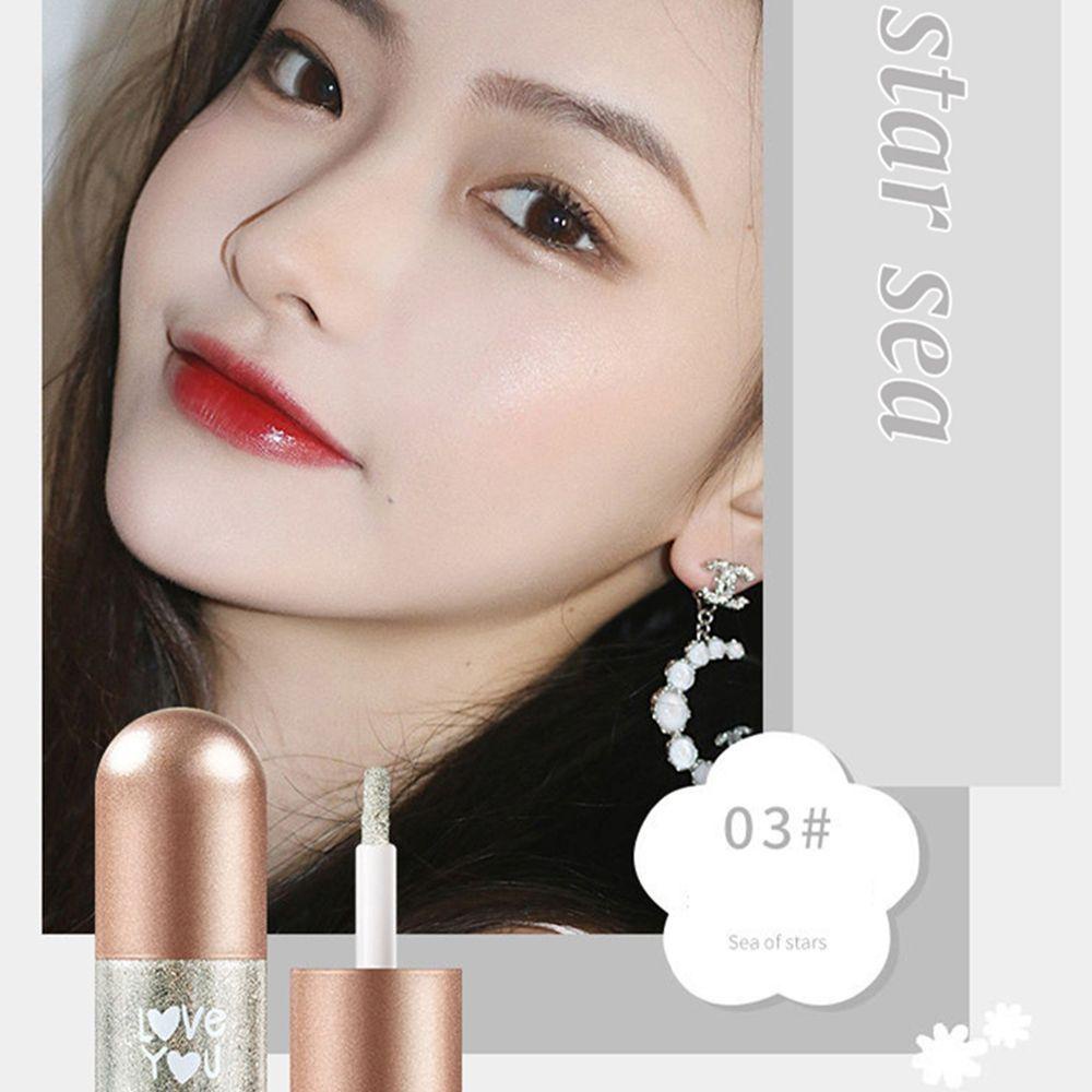 Phấn Mắt Kim Tuyến Lấp Lánh Lâu Trôi Chống Thấm Nước Màu Sắc Thời Trang