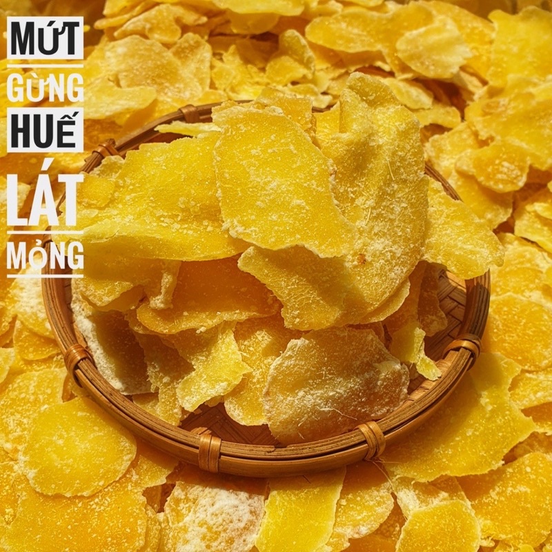 Mứt gừng Huế Lon 350gr [FREE SHIP] TỪ ĐƠN 50K, [Loại Đặc Biệt] Hàng ngon nhà làm