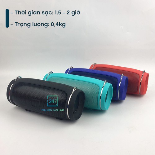 Loa Bluetooth Cầm Tay Charge 4+ Mini ⚡️Đ𝐈̉𝐍𝐇 𝐍𝐇𝐀̂𝐓⚡️ Âm Thanh Siêu Êm, Bass khỏe, Hỗ Trợ Cắm Thẻ Nhớ Và USB 5.0