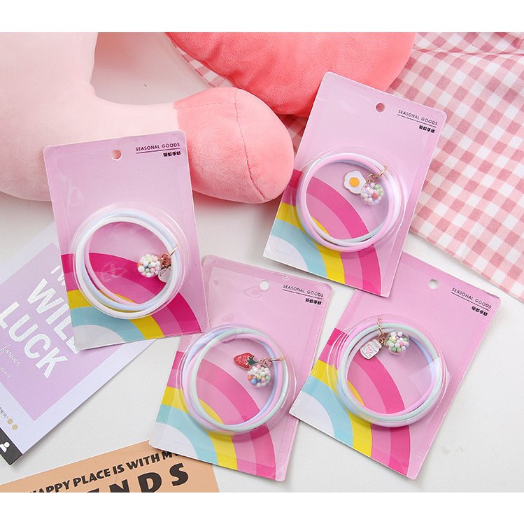 Vòng tay đuổi muỗi silicon thời trang có đính hạt nhũ dành cho nam nữ | BigBuy360 - bigbuy360.vn