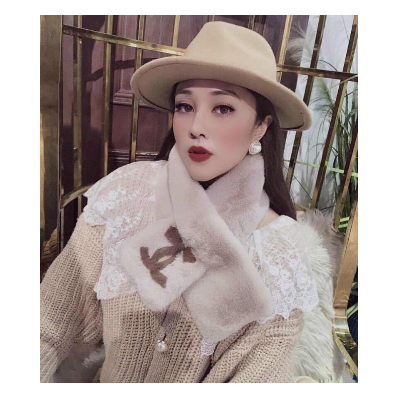 Khăn lông Chanel/ LV cao cấp, Khăn quàng cổ thời trang thu đông 2021
