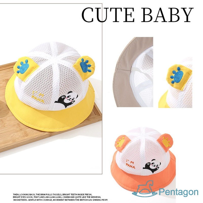 Mũ Lưỡi Trai Chống Nắng Phối Lưới Họa Tiết Hoạt Hình Thời Trang Mùa Hè