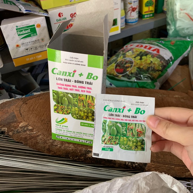 Phân Bón Lá CANXI BO COMBO 02 VIÊN