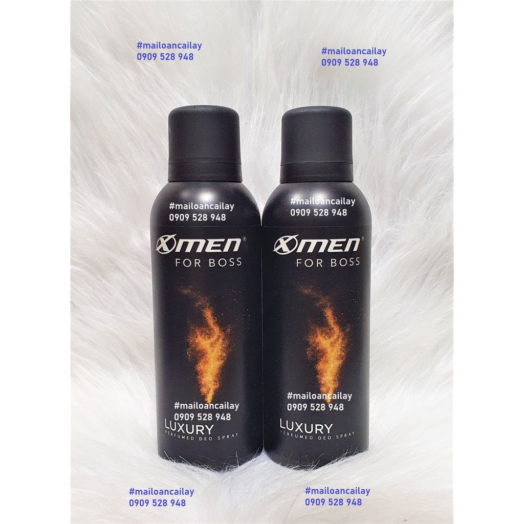 Xịt Khử Mùi Xmen For Boss Vàng 150ml