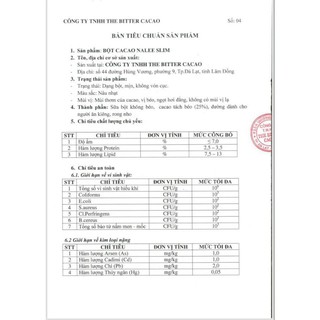 Cacao Nalee Slim [ hộp 20 gói ]