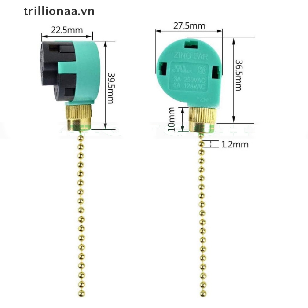 Công Tắc Điều Khiển Tốc Độ Quạt Trần 3 Tốc Độ ZE-268S6 4 Dây