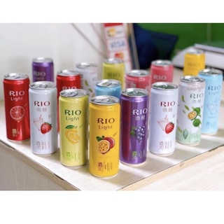 RIO HOA QUẢ LON CAO CẤP/ NƯỚC ÉP HOA QUẢ LÊN MEN