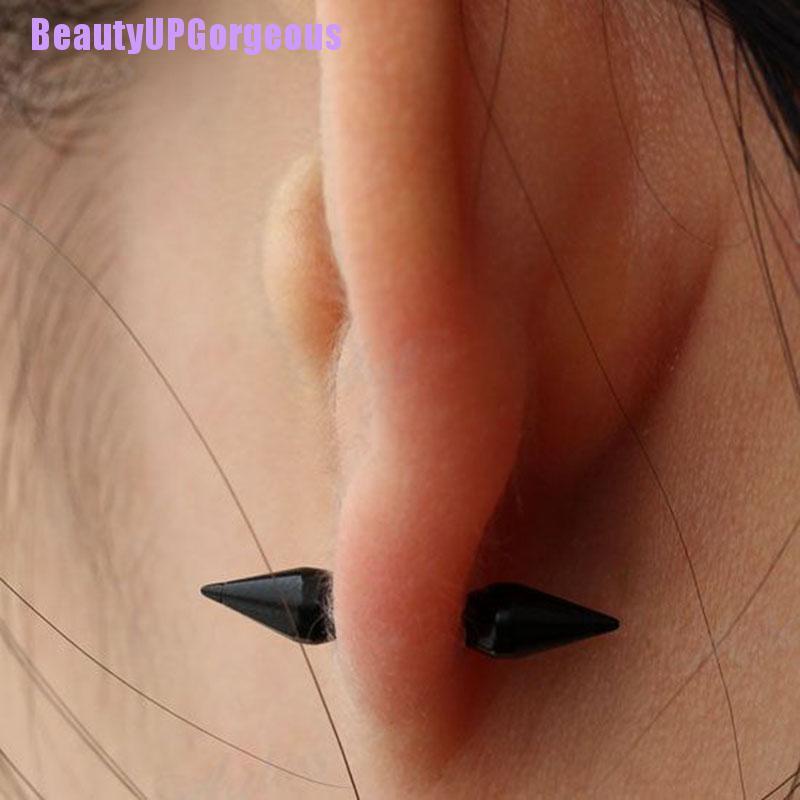 1 đôi khuyên tai đinh tán bằng thép không gỉ thời trang cho nam và nữ