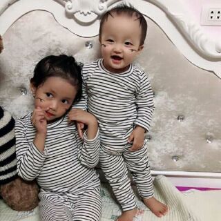 Compo 4 bộ kẻ cotton len loại 1