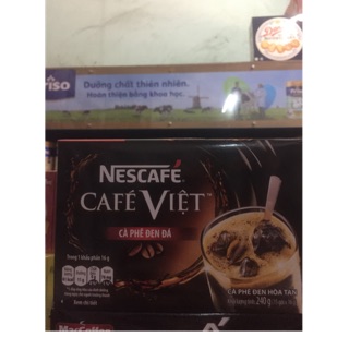 Cà phê Nescafe Việt đen đá-hộp 15goi và bịch 35 ói