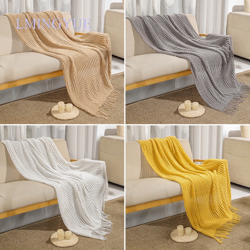 Chăn Bông Siêu Mềm Màu Trơn Kích Thước Lớn 130x170cm