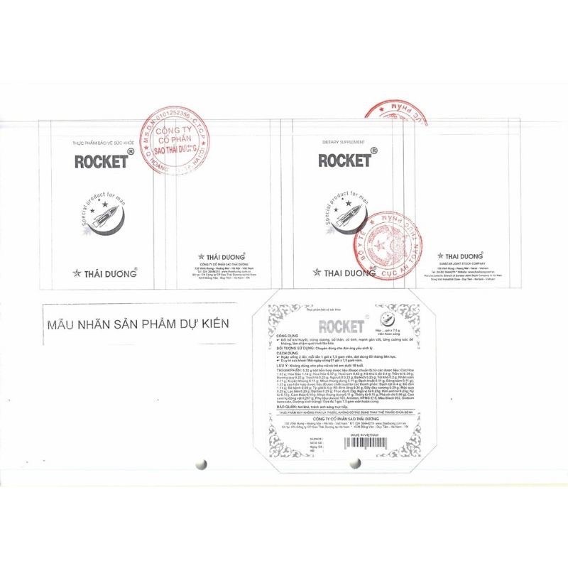 Rocket hộp 10 gói ( hàng chính hãng )