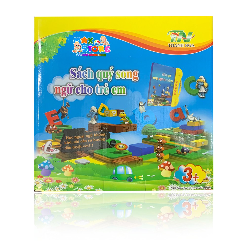 Loại 1] Sách Nói Điện Tử Song Ngữ Anh-Việt Thanh Nga, Giúp Trẻ Phát Triển Ngôn Ngữ